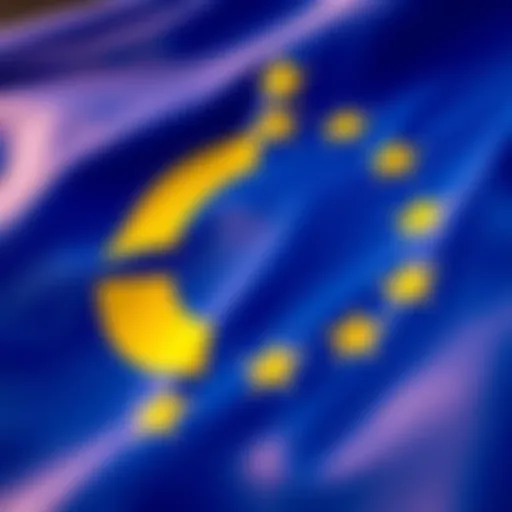 Binance logo displayed alongside the EU flag, symbolizing the company's plan to return to Europe after securing MiCA approval