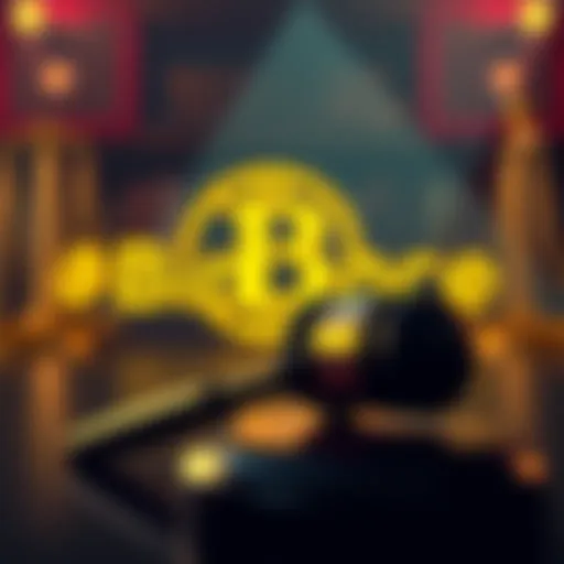 Binance's logo and a gavel, representing the lawsuit against FTX for $1.76 billion