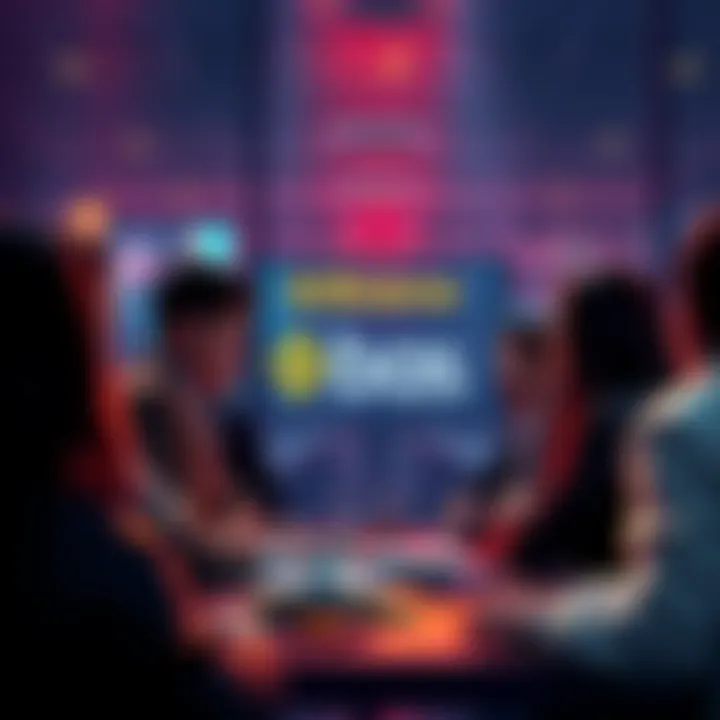 People discussing Binance and Coinbase options amid EU regulations