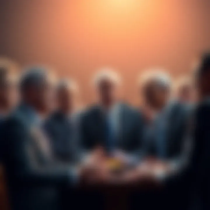 Bipartisan vote on Clarity Act Group of politicians discussing crypto legislation, showing support and disagreement
