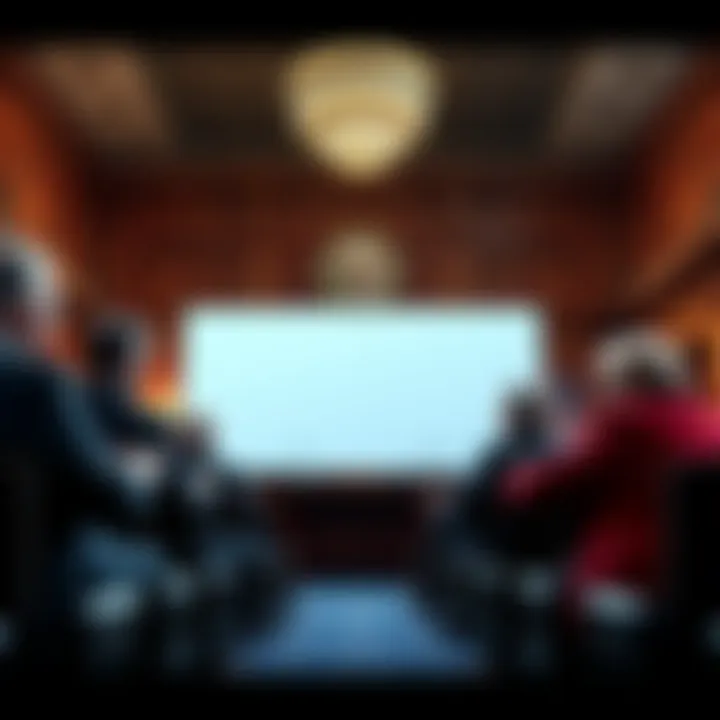 Senators from both parties discussing the GENIUS ACT in a Senate chamber
