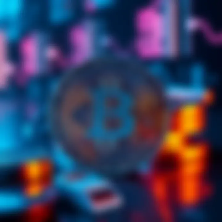 A visual representation of Bitcoin with a company logo in the center, highlighting the concept of ownership and control over cryptocurrency