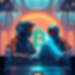 Illustration depicting AI bug-hunters reviewing Bitcoin Core's security measures, highlighting changes in vulnerability management.