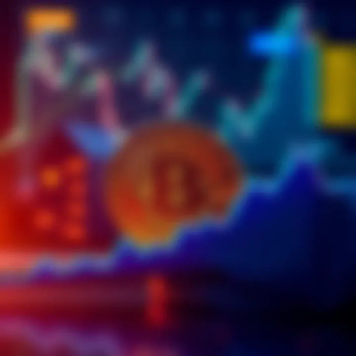 Local analyst predicts Bitcoin could fall to $10,000, showing a graph of Bitcoin's decline.