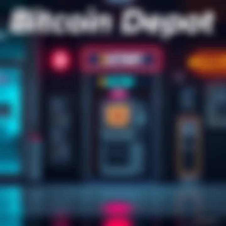 Bitcoin Depot's bankruptcy announcement affecting over 100 employees, with an image of a closed Bitcoin ATM.