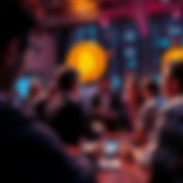 People engaging in a lively online discussion about Bitcoin, sharing insights and asking questions in a forum setting.