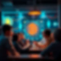 A group of people sharing ideas and questions about Bitcoin in an online forum