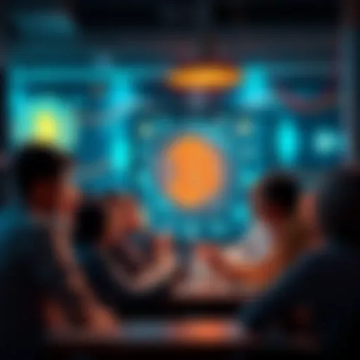 A group of people sharing ideas and questions about Bitcoin in an online forum