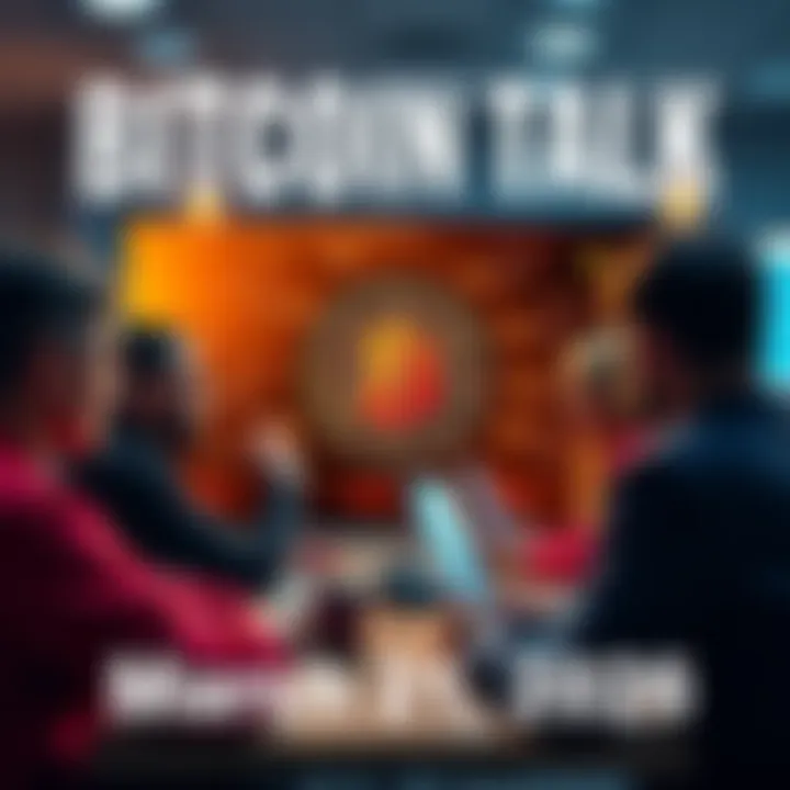 Bitcoin Discussion Thread Image of people engaging in a Bitcoin discussion online