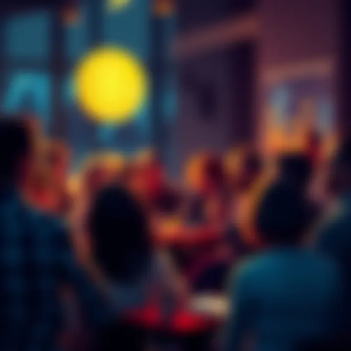 A group of people sharing ideas about Bitcoin in a lively forum chat