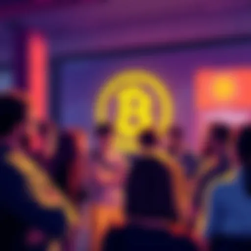 A group of people engaging in a lively discussion about Bitcoin on a forum.