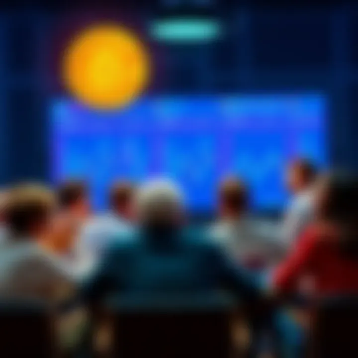 A group of people discussing Bitcoin in an online forum setting, exchanging ideas and insights.