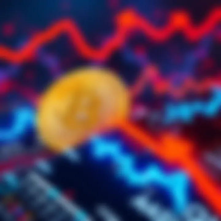 Visual representation of Bitcoin at $1 million and Ethereum at $250,000 with upward arrows