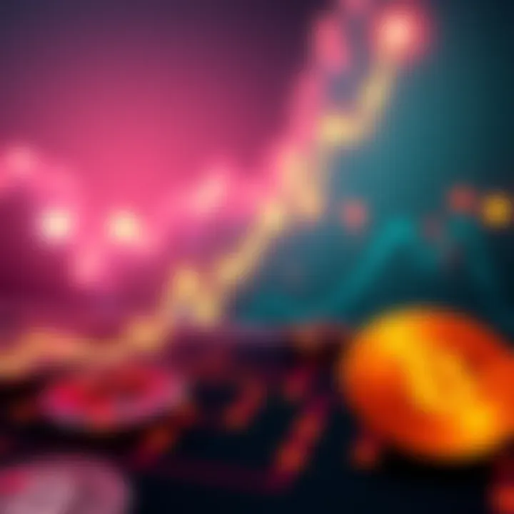 Graph showing Bitcoin prices with an upward trend toward $59,000