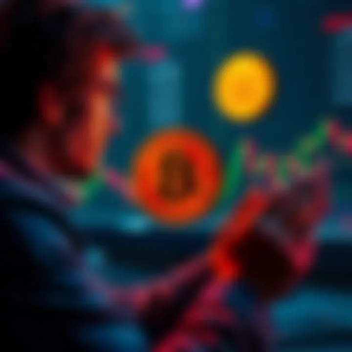 A person analyzing Bitcoin charts and considering investments with alternatives like strc