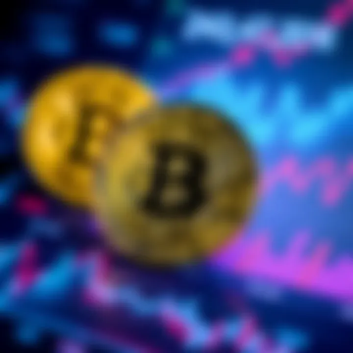 A visual representation of Bitcoin alongside charts of M2 global monetary supply, showing their relationship and economic impact.