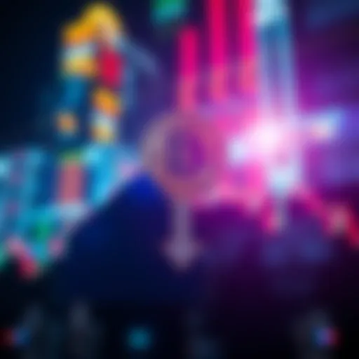 A graphic showing Bitcoin's market cap dropping below the top 10 assets, with a downward arrow and visual representation of the cryptocurrency market.