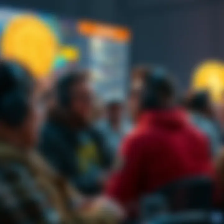 A group of Bitcoin enthusiasts discussing their views on forums, showing strong support for Bitcoin over other cryptocurrencies.