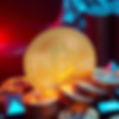A digital representation of Bitcoin with a $1 million sign, symbolizing its potential growth