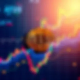 A graph showing Bitcoin's price fluctuations with a future projection for reaching an all-time high.