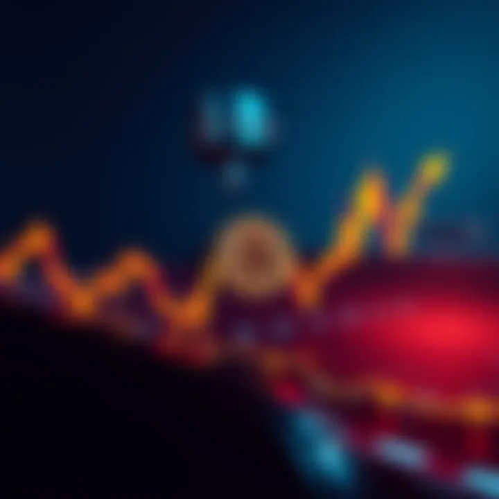 A chart showing Bitcoin's price trend with an upward movement indicating potential all-time high predictions.