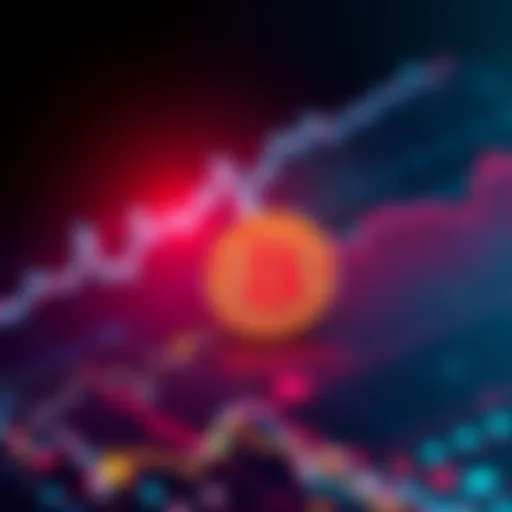 Graph showing Bitcoin's price dropping to zero, illustrating market volatility