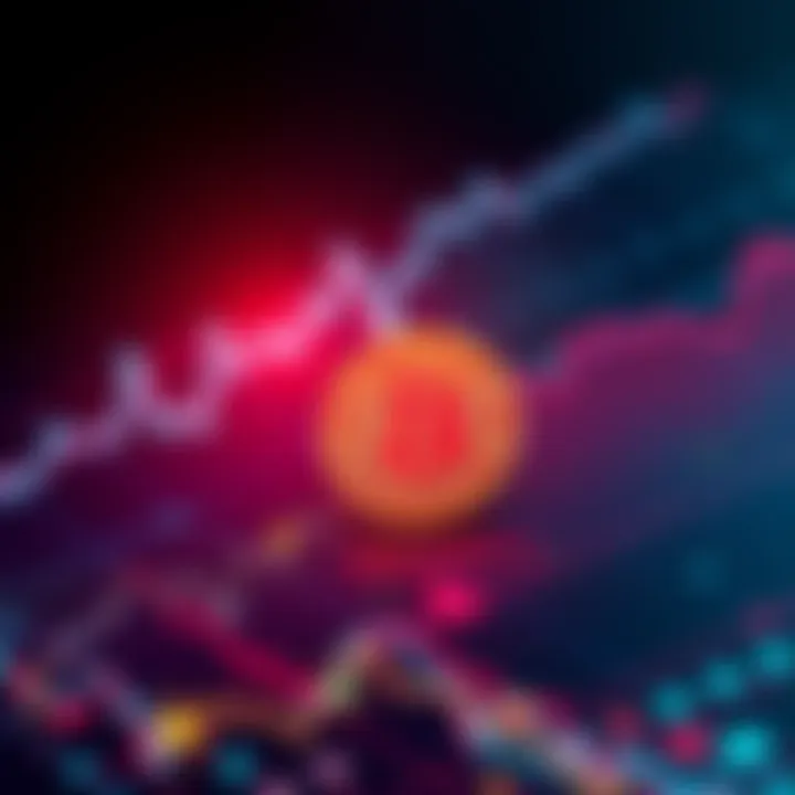 Graph showing Bitcoin's price dropping to zero, illustrating market volatility