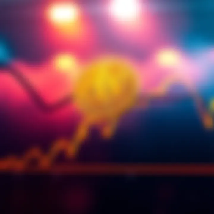 Chart illustrating Bitcoin's recent price drop below 100k with a downward trend