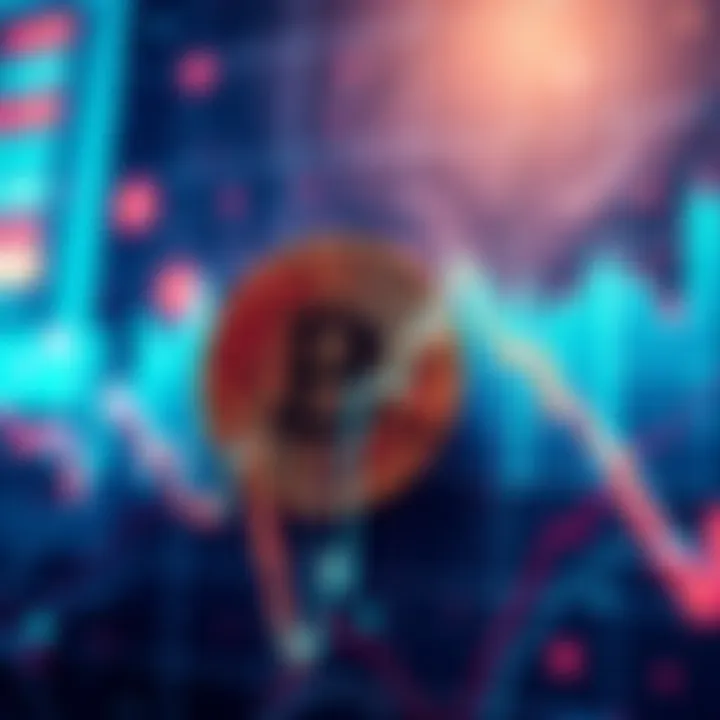 Graph showing Bitcoin price declining around $75,500