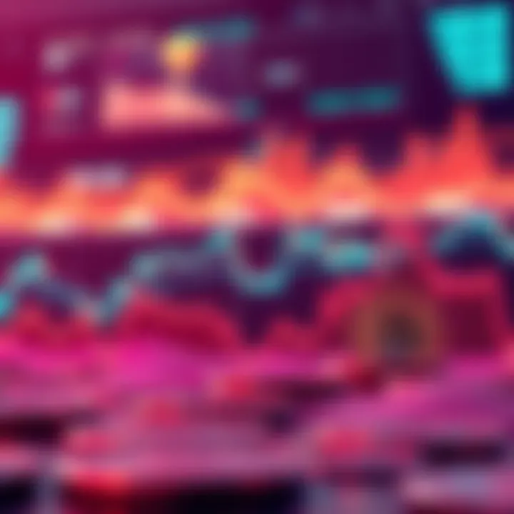 A graph showing Bitcoin's price decline over January and February, highlighting a significant downturn in cryptocurrency value.