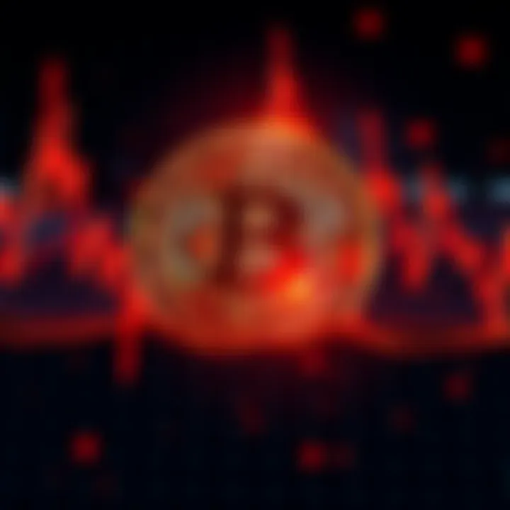 Graph showing Bitcoin price drop to $107K with indicators of $714 million liquidations