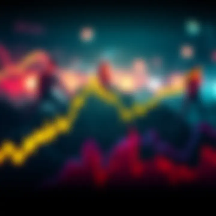 Graph showing a steep decline in Bitcoin's price with a downward trend line