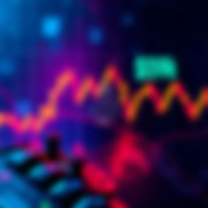 Bitcoin price chart showing movement between $60k and $69k with a potential drop to $55k