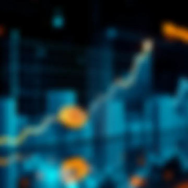 Graph showing Bitcoin value rising with projections of surpassing $200,000 by 2025