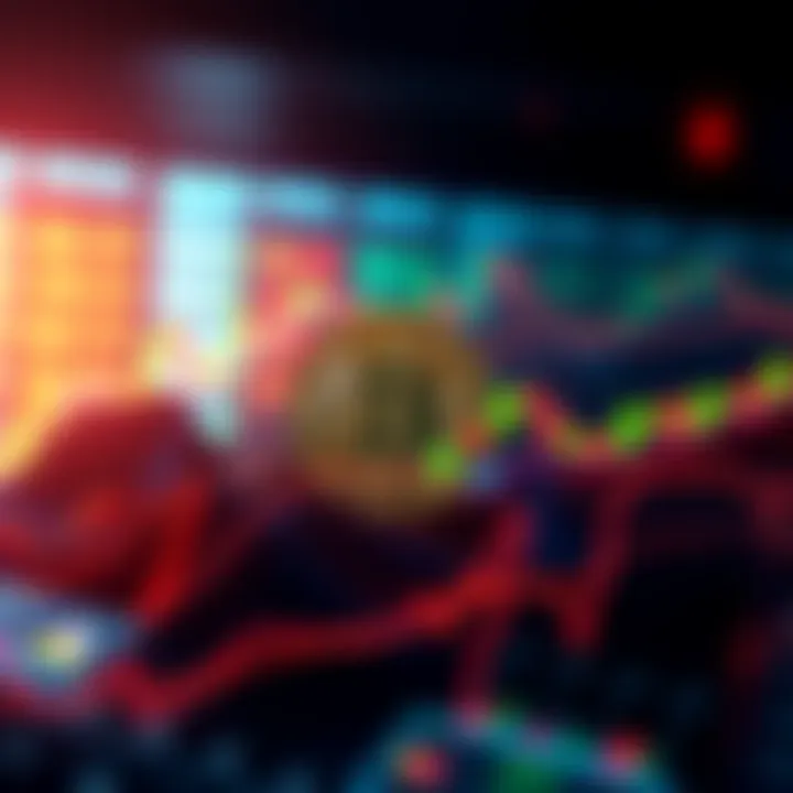 A chart showing Bitcoin's price rising over 8% with a focus on the $74,285 resistance level.