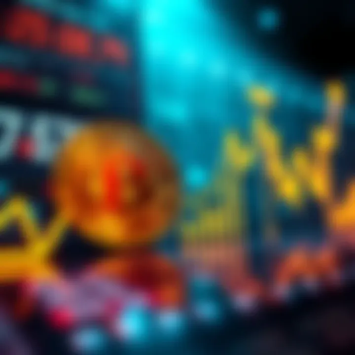 Graph showing upward trend in Bitcoin prices