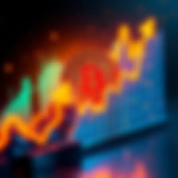 Graph showing Bitcoin price rising above $80,000 with upward trend arrows
