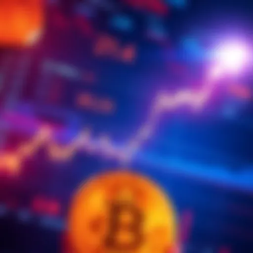 Graph showing Bitcoin's price climbing towards $1 million with traders excited