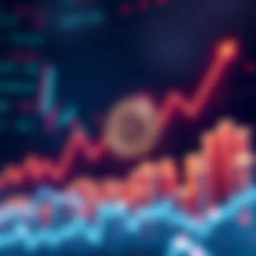 A graph showing Bitcoin's price reaching new highs with an upward trend.