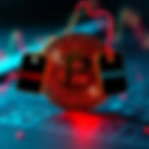 Bitcoin symbol with price tags showing $64,260, $60,000, and $73,000, representing market predictions