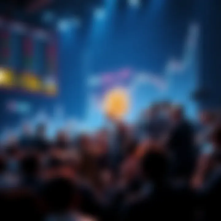 Bitcoin Sell-Off A chart showing a sharp decline in Bitcoin prices alongside a crowd of worried investors, symbolizing a crypto market sell-off.