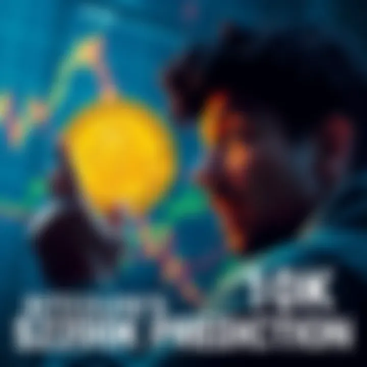 A person looking at a graph showing Bitcoin's price soaring, with a shocked expression.