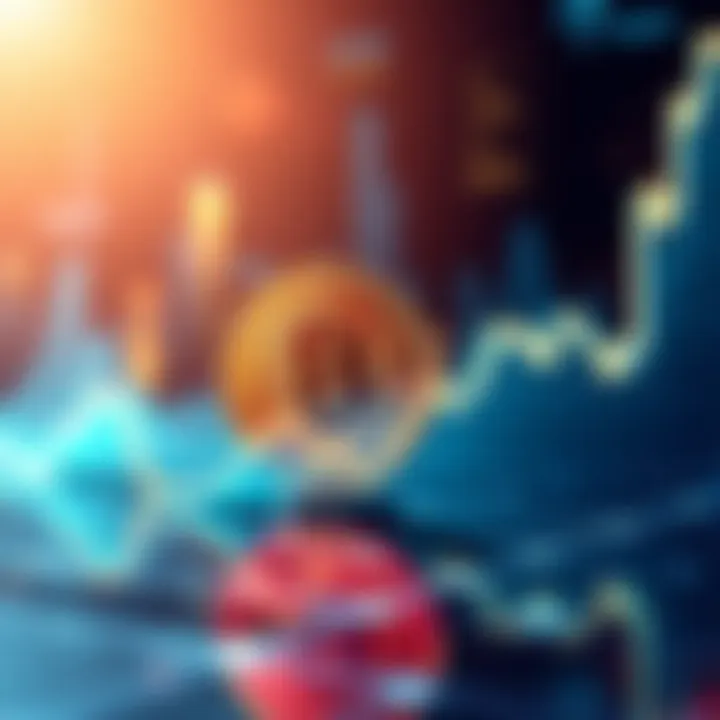 A graph showing Bitcoin's price rising by 9%, indicating a bullish trend in the cryptocurrency market.