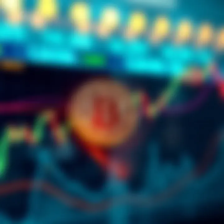 Bitcoin price chart showing a recent test of the 94k mark with declining trends