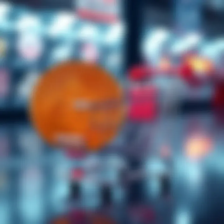 A Bitcoin symbol next to a shopping cart, representing a purchase made with cryptocurrency.