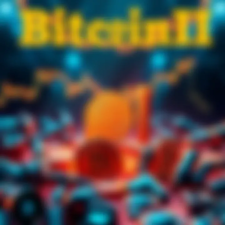 BitcoinII Cryptocurrency Growth A graphical representation of BitcoinII's progress in the cryptocurrency market, showcasing mining and community engagement.