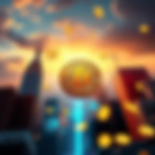 Bitcoin in 2026 A visual representation of Bitcoin with institutional symbols like skyscrapers and stock charts alongside decentralized elements like blockchain graphics and coins, showing the contrast between contro...