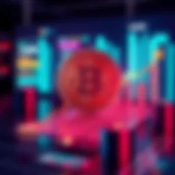 A graphic showing a Bitcoin symbol with an increasing graph, representing the acquisition of more Bitcoin holdings.