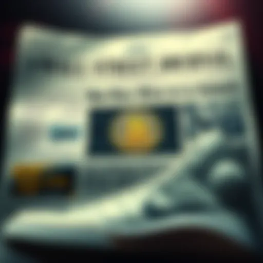 Full-page Bitcoin advertisement in Wall Street Journal A large advertisement in the Wall Street Journal promoting Bitcoin with the tagline about its mainstream acceptance