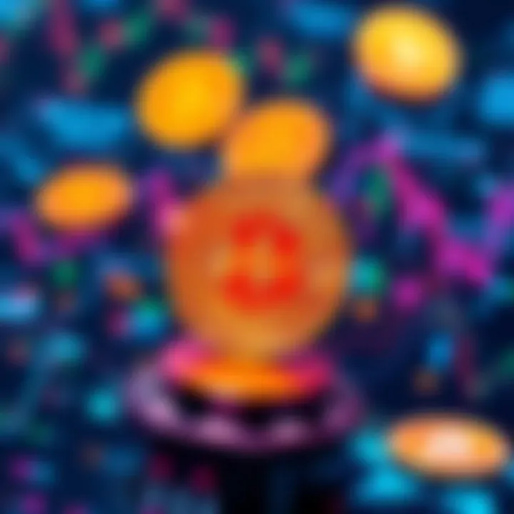 A graphic showing AI agents favoring Bitcoin for transactions over other currencies with vibrant visuals of Bitcoin symbols and financial charts